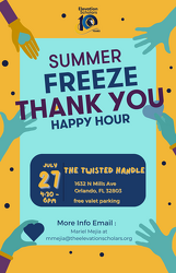 Celebration Happy Hour Flyer