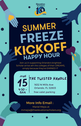 Kickoff Happy Hour Flyer